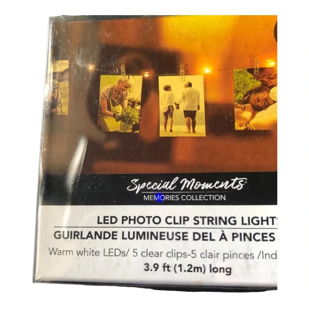 3pack of LED‎ photo clip string lights new